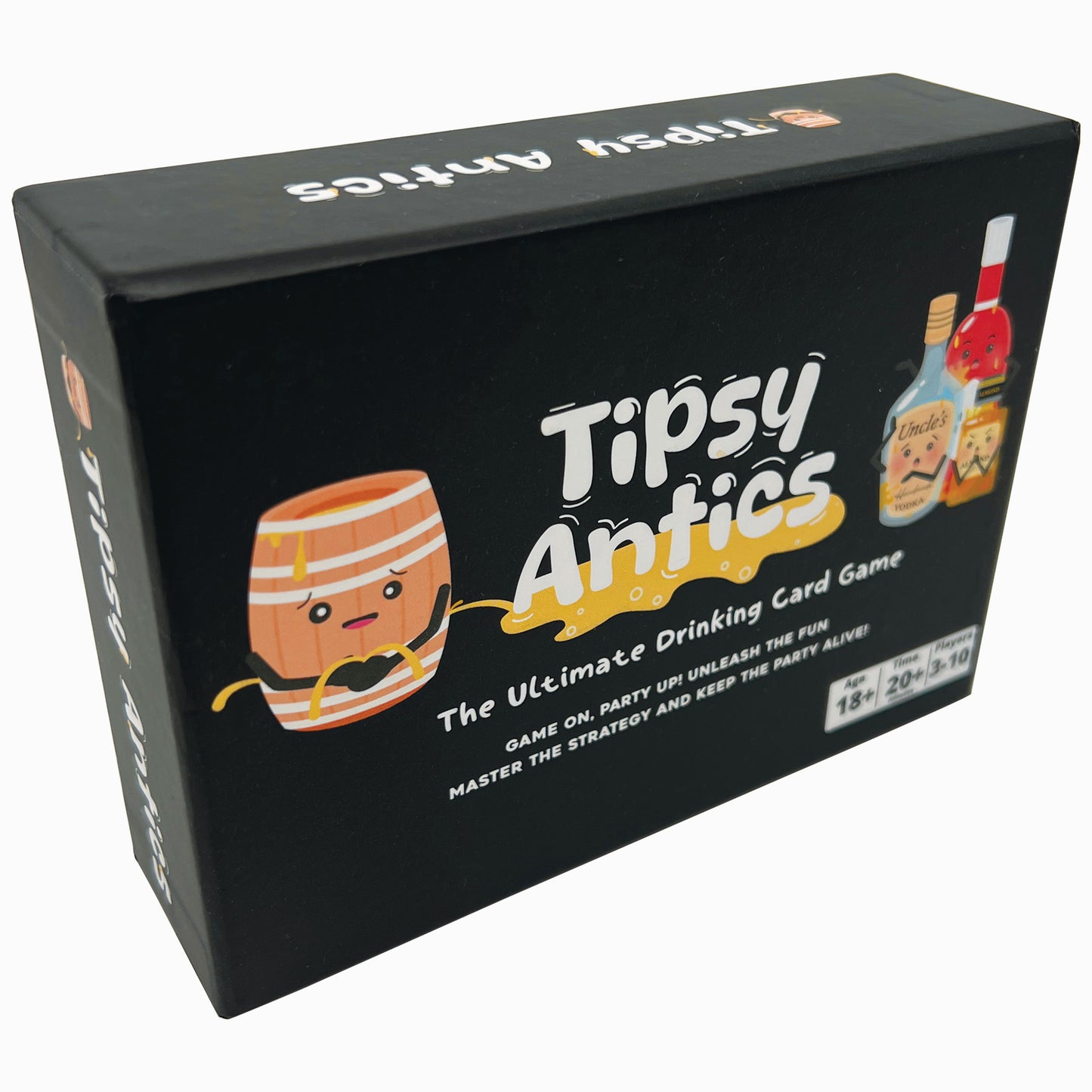 Tipsy Antics: The Ultimate Drinking Card Game - Party Games - Card Games for Adults - Drinking Games - Game Night - Laugh and Drink