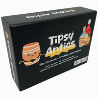 Tipsy Antics: The Ultimate Drinking Card Game - Party Games - Card Games for Adults - Drinking Games - Game Night - Laugh and Drink