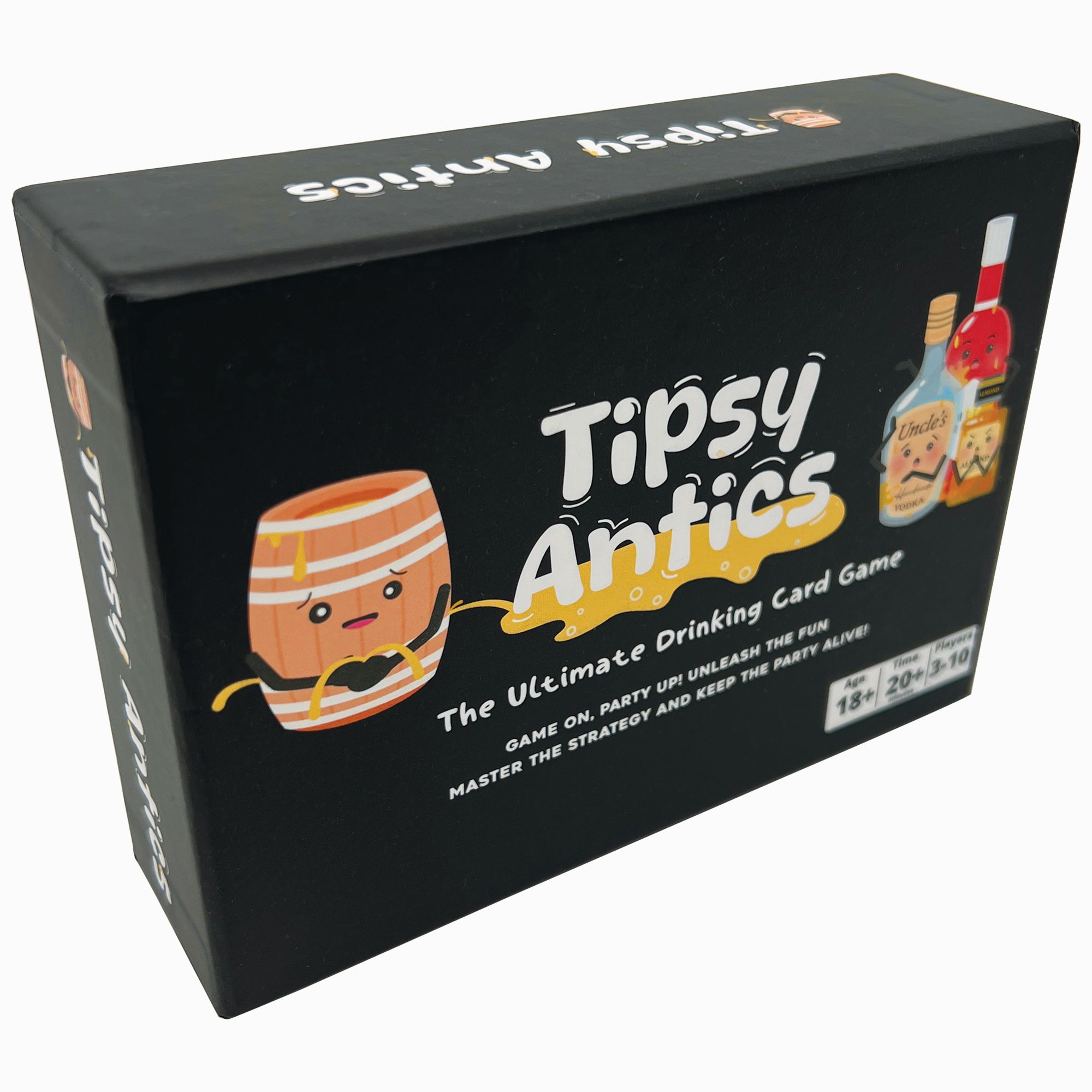 Tipsy Antics: The Ultimate Drinking Card Game - Party Games - Card Games for Adults - Drinking Games - Game Night - Laugh and Drink